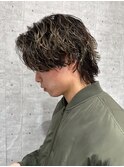 サーフカールセンターパート波巻きツイストスパイラル無造作