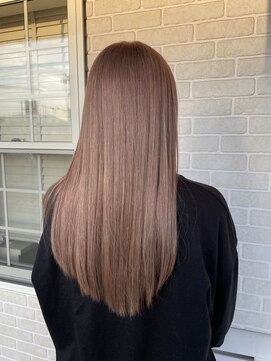 ベースヘアーデザイン(BASE HAIR DESIGN) くすみベージュ ケアブリーチ レディース 宇都宮