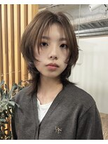 アクセヘアー 町田(acce hair) ミディアムウルフレイヤー