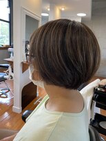 ココロヘアー 住吉店(Cocolo hair)&nbsp;ショートボブ×艶カラー