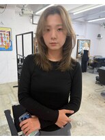 ソーソー(SoSo)&nbsp;レイヤーカット7.3ダークパープル