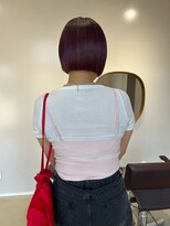 ハイクヘア(HIKE HAIR)&nbsp;チェリーレッド × bob