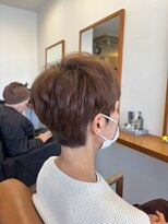 リアン 大森店(Rian)&nbsp;大人の丸みショート×30代チョコブラウンカラー