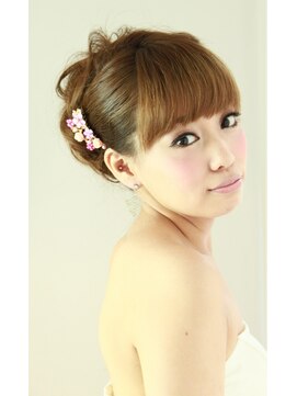 ヘアメイクサロンシャルメ(Hair Make Salon CHARMER) CHARMER清楚系アップスタイル