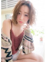 アズーア ヘアーアンドスパ(azure hair&spa)&nbsp;透明感　ラフショートボブ/ミニマムボブ