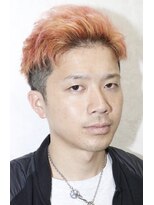 ヘアーサロン 未来(hair salon mirai) ぶち上げアップバンク×オレンジハイライト