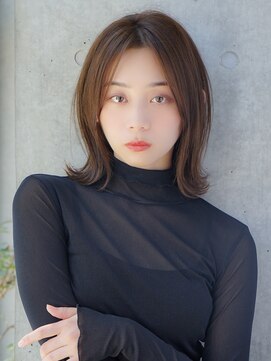 エインアンリー 表参道(AIN.ANLY.) 前髪長め小顔大人外ハネボブ20代30代40代【AIN.表参道】川原大地