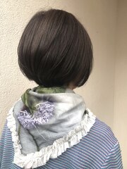 40・50代【イルミナ☆グレイ】梅雨の紫陽花色color　×髪質改善
