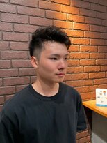 アンチ ブーン(ANTI boon)&nbsp;控えめアシメパーマスタイル