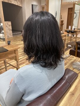 シエル エマージュ 松戸(CIEL Emerge) デジタルパーマ　ミディアム　デジキュア