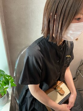 ふぅ(fuu.) ボブ×ベージュ