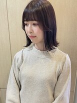 ラ ファブリック 草加(LA FABRIQUE)&nbsp;切りっぱなしボブ×アッシュブラウン　草加