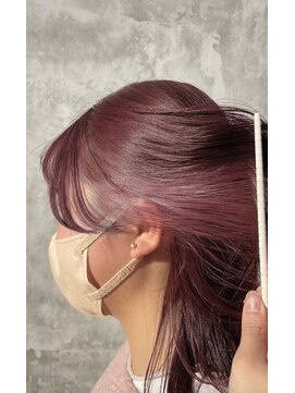 ラク(lac) ピンクブラウン×ぺールピンク