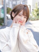 ミラリー トウキョウ(Mirareee Tokyo)&nbsp;20代30代40代◎小顔ショートボブグレージュカラー新宿代々木