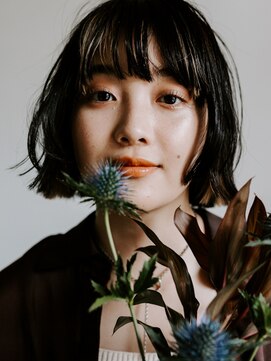ミットバイツリー 新宿南口(mit by tree) グレージュカラー×フレンチカジュアルボブ