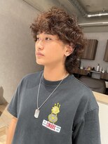 ゼストソエル(ZEST soell)&nbsp;◯強めスパイラルパーマ×マッシュウルフ◯