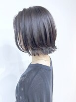 モリオ フロム ロンドン 成増店&nbsp;【morio成増 セリザワ】外はねボブ ミディアム アッシュカラー