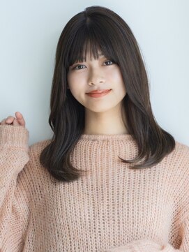 ガーデンヨコハマエスト(GARDEN YOKOHAMA est) イメチェン ワイドバング 美髪 グレージュ 内巻き