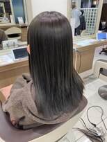 アッシュ 下北沢店(Ash)&nbsp;オリーブグレージュカラー×縮毛矯正