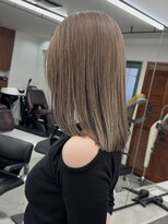 ソソ(soso)&nbsp;【soso山本】ワンブリーチベージュブラウン【横浜/ブリーチ】