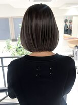 ジルブラン(JIL BLAN) 表参道グレージュハイライトショートボブ白髪ほかしダブルカラー