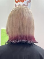 デート 下北沢(DATE)&nbsp;ダブルカラーミルクティーピンクベージュカラーハイトーンカラー