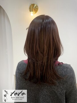 トトヘアーアンドネイル(toto hair and nail) 人気NO.1【髪質改善カラーコース】カット・メテオカラー・TR