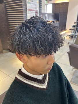 フォルテ 草薙店 波巻きパーマ マッシュ