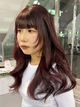 タブー(TABOO) あき/ブリーチなしダブルカラー/レッド