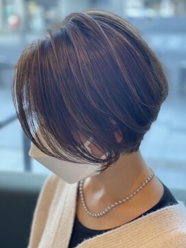フォルムヘアデザイン 桐生店(FORME hair design) 前髪なしショートボブ