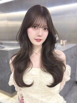 マウルルナ(MAEUL luna)&nbsp;韓国くびれ　レイヤーカット　前髪『MAEUL luna 桔川』