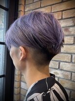 モナン 渋谷(Monan)&nbsp;ツーブロックハンサムショート×ラベンダーカラー