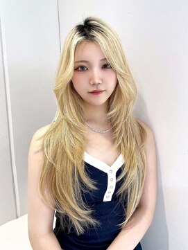 ディーン 栄店(DEAN) 韓国レイヤーカット/くびれヘア/艶カラー/髪質改善/ダブルカラー