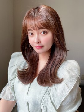 アフロート エル 錦糸町(AFLOAT L) 【20代30代】さりげないナチュラルレイヤー/小顔/黒髪/暗髪