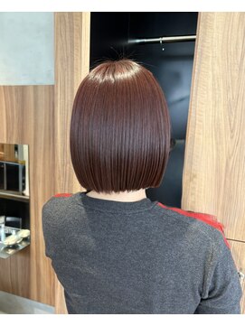 ガリカ 博多(Gallica) <ゲストショット>ボブにカシスブラウンほんのり暖色系カラー