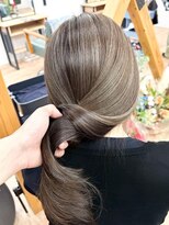 ジルブラン 土浦(JIL BLAN)&nbsp;ハイライトバレイヤージュダブルカラーケアブリーチ20代30代