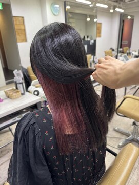 プライズ 所沢プロぺ通り店(prize) 20代30代◎透明感インナーカラー×くびれレイヤー所沢韓国