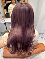 ユニ バイ マグ 長野店(Uni.by Mag)&nbsp;ブリーチWカラーピンクラベンダーカラー暖色カラー