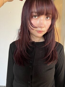 ロールアップスリーブス(ROLL UP SLEEVES) ラベンダーピンク＊ダブルケアカラー＊ / 顔周りレイヤー