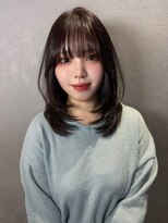 インスヘアー 京都四条大宮店(INCE HAIR)&nbsp;レイヤー×モカブラウン