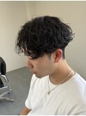 宇都宮メンズカットメンズパーマ波巻きスパイラルパーマツイスパ