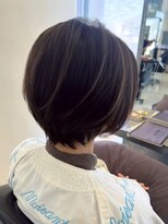 ヘアーカッティングガーデン ジャック モアザン 松山店 抜け感ナチュラルショートボブ