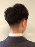 【静かに過ごしたい方◎】 シンプルメンズカット+シャンプー
