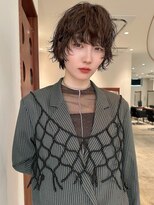 ホロ(hollo)&nbsp;ボブパーマショートウルフレイヤーパーマショートパーマ