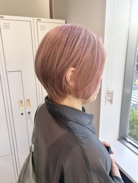 アヴァンス 神戸元町店(AVANCE.) 2~3ブリーチでナチュラルピンク!
