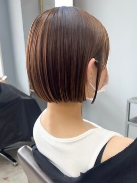 オズ 郡山桑野店(OZ) 前髪あり透明感ベージュボブ