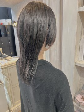 キャアリー(Caary) 福山美容室caaryウルフロング髪質改善ストレート20代30代40代