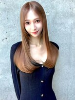 ユアーズヘア 仲町台店(youres hair)&nbsp;髪質改善トリートメントで叶う美髪ストレート　艶髪　前髪