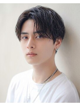 トニーアンドガイ メン 与野駅前店(TONI&GUY MEN) 爽やか学生刈り上げ王道シースルーラウンドマッシュヘアp1与野