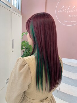 アズールサン 草加西口店(azule-sun) デザインカラー,ピンク,グリーン,ツートン【草加】